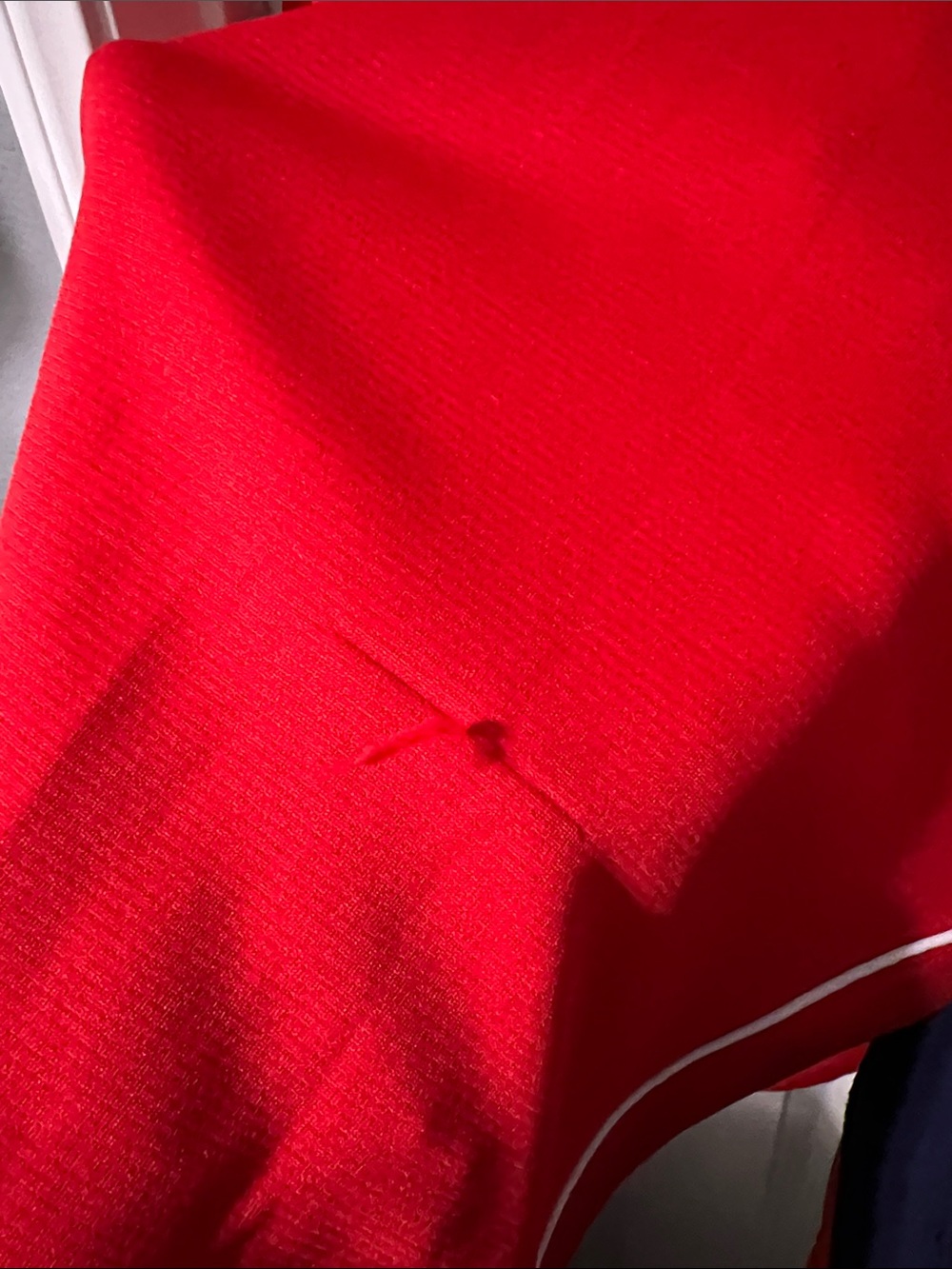 Majestic Red and Navy Los Angeles Angels Baseball Jersey - Picture 3 of 5